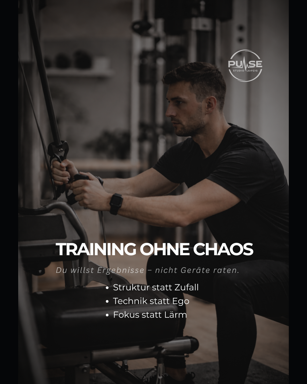 PULSE Studio Leipzig Karussell-Slide 2 mit Training ohne Chaos